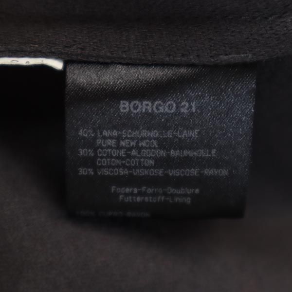 ジョルジオアルマーニ イタリア製 ウールブレンド テーラードジャケット グレー GIORGIO ARMANI メンズ_9