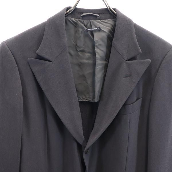 ジョルジオアルマーニ イタリア製 ウールブレンド テーラードジャケット グレー GIORGIO ARMANI メンズ_3