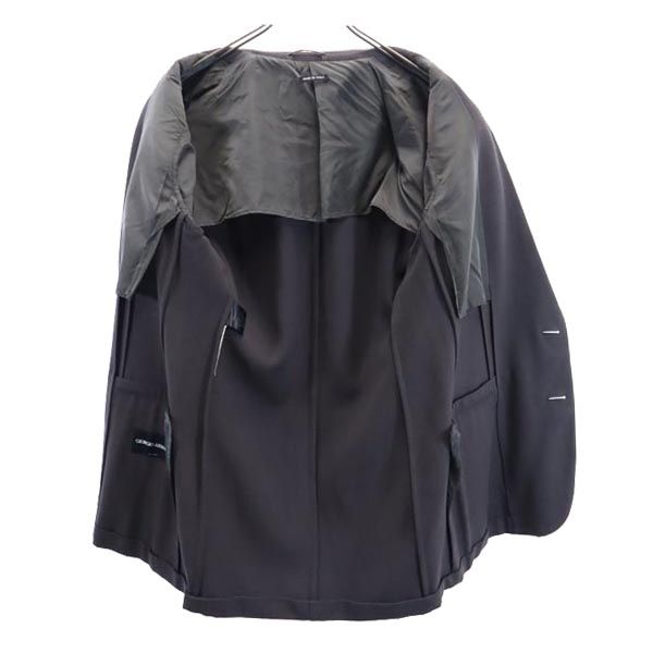 ジョルジオアルマーニ イタリア製 ウールブレンド テーラードジャケット グレー GIORGIO ARMANI メンズ_7