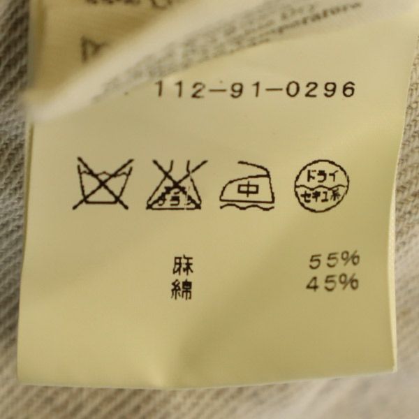 ヘンリックヴィブスコフ リネンブレンド ジャケット ホワイト HENRIK