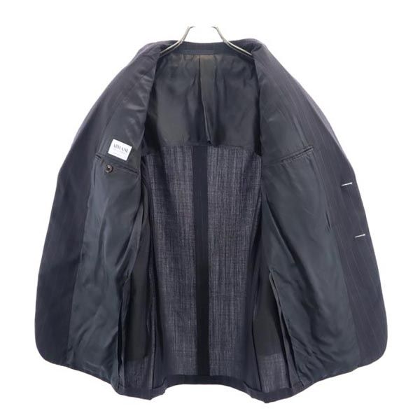 アルマーニ イタリア製 ストライプ柄 スーツ 上下 セットアップ グレー