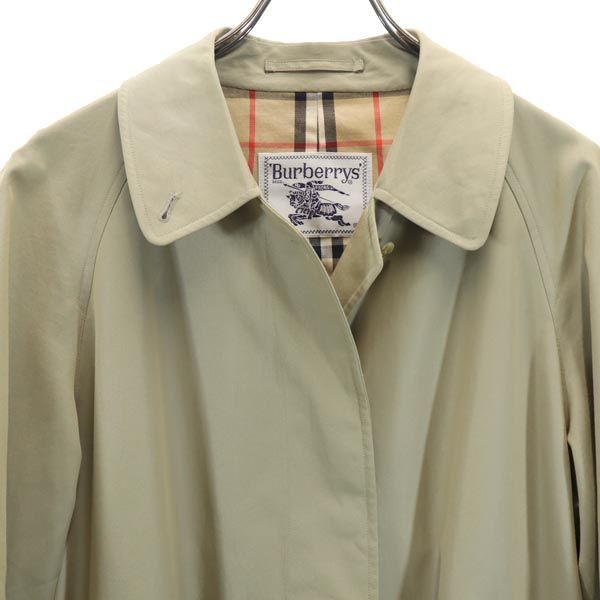 バーバリー　ステンカラーコート　9AR バーバリーズ 90s ステンカラーコート 9AR ベージュ Burberrys