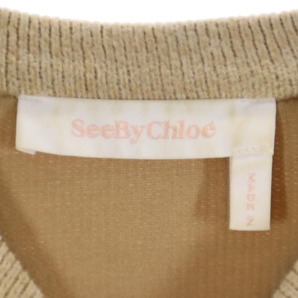 シーバイクロエ 長袖 ニット トレーナー XS ベージュ系 SEE BY CHLOE