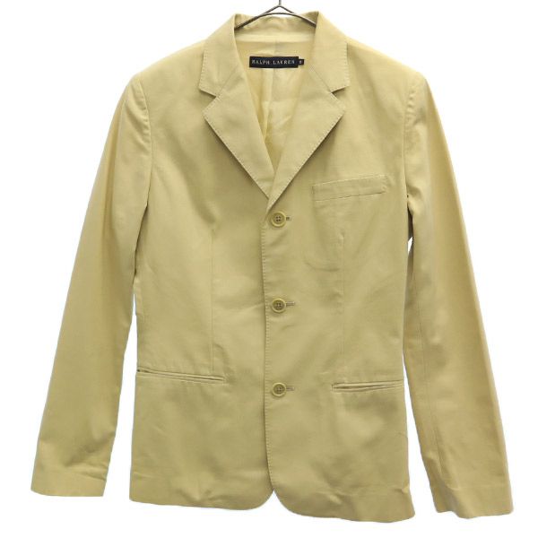 ラルフローレン 日本製 テーラードジャケット 9 ベージュ RALPH LAUREN