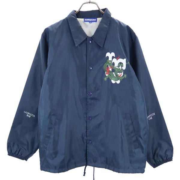 【お値下げ】Lafayette ラファイエット　カバーオールジャケット Lafayette LFYT ラファイエット ALL OVER EMBLEM SATIN VARSITY