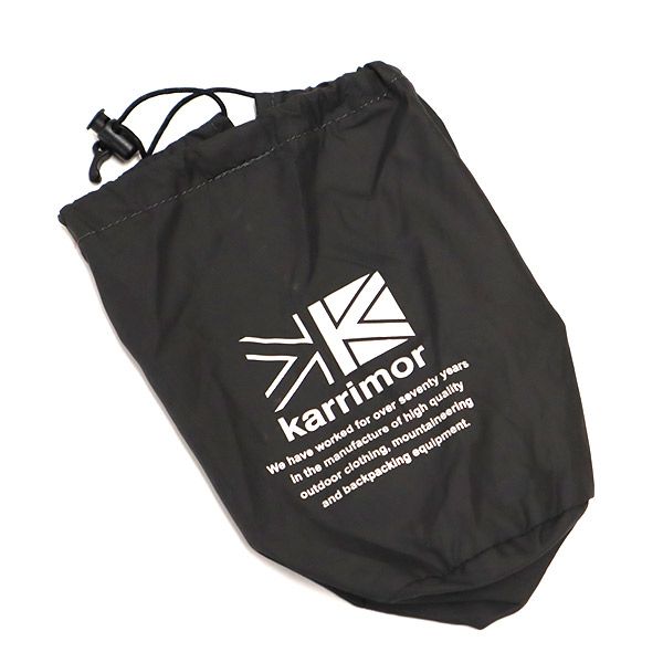 カリマー ワンポイントロゴプリント ナイロンジャケット S グレー