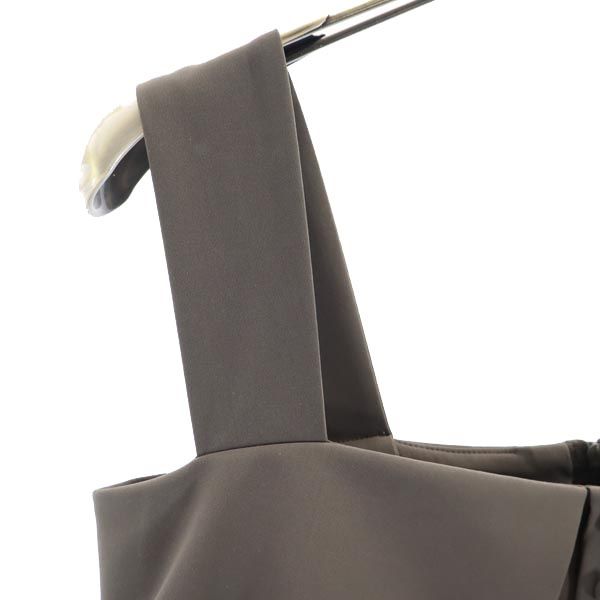 フォクシーニューヨーク 日本製 キャミワンピース 38 グレー系 FOXEY NEW YORK バックジップ レディース フォクシーニューヨーク 日本製 キャミワンピース 38 グレー系 FOXEY