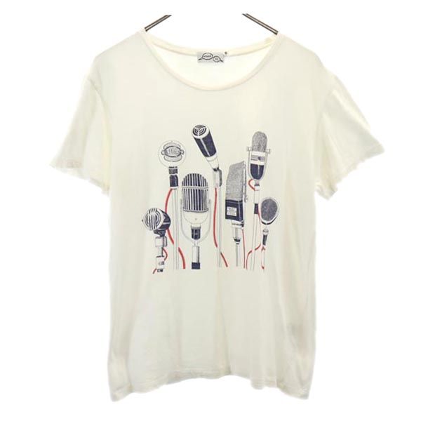 メゾンキツネ 日本製 プリント 半袖 Tシャツ S ホワイト系 MAISON KITSUNE メンズの通販は 5,049円