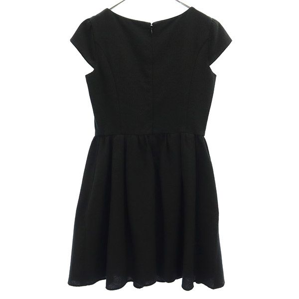 トッカ 日本製 半袖 ワンピース 2 ブラック TOCCA フレンチスリーブ レディース トッカ 日本製 半袖 ワンピース 2 ブラック TOCCA フレンチスリーブ