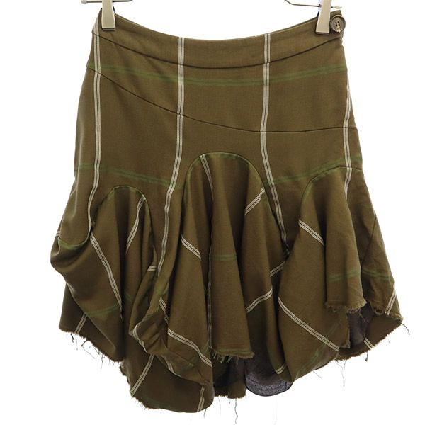 イタリア製☆ ヴィヴィアンウエストウッド アシンメトリー ウールバルーンスカート Vivienne Westwood ドレープ＆アシンメトリースカート通販