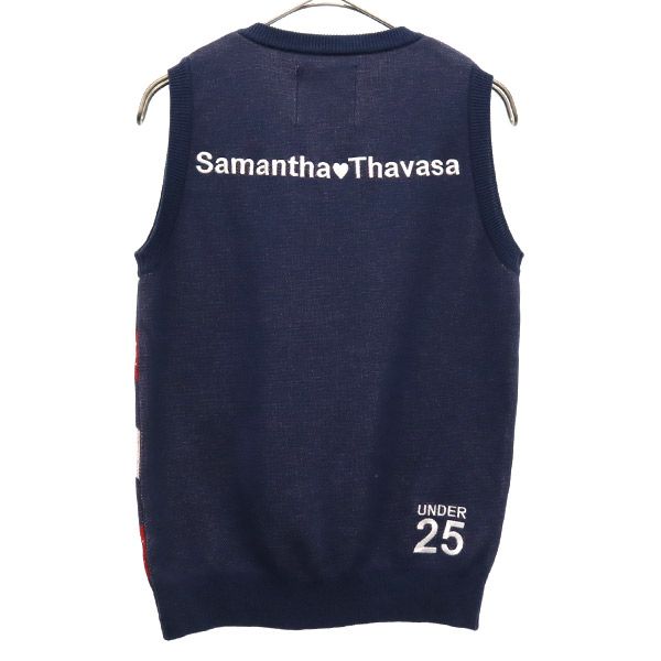 サマンサタバサゴルフ ハート ゴルフ ニットベスト S ネイビー Samantha Thavasa レディース 楽天市場】サマンサタバサ ゴルフ ハート ニットベスト S