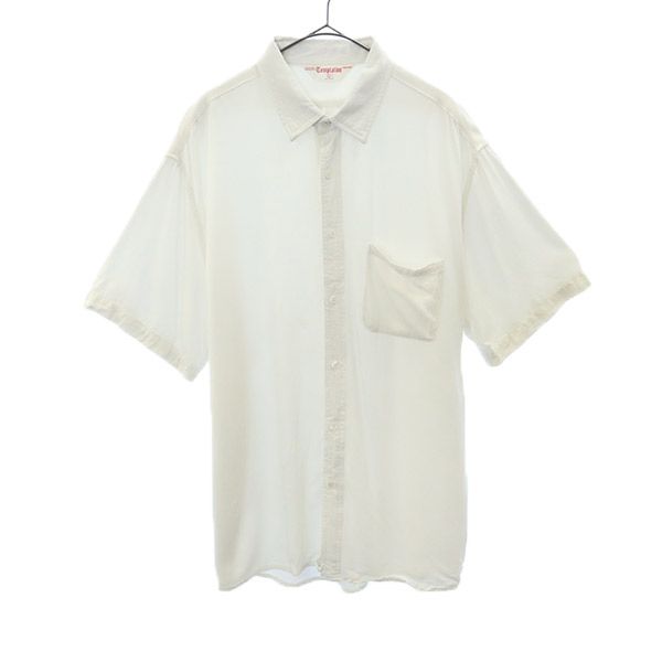 美品 TEMPTATION テンプテーション 半袖シャツ L R-6170 テンプテーション 半袖 シャツ L ホワイト TEMPTATION メンズの通販は
