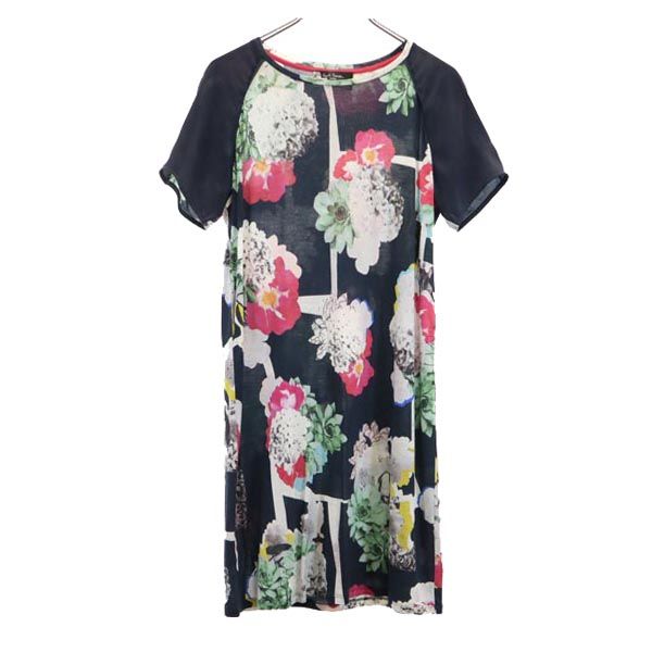 ポールスミス 日本製 半袖 ワンピース M ネイビー系 Paul Smith レディースの通販は 5,236円