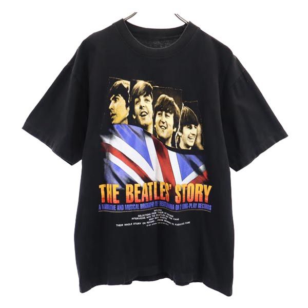 ビートルズ 90s オールド バンT 両面プリント 半袖 Tシャツ ブラック The Beatles メンズ