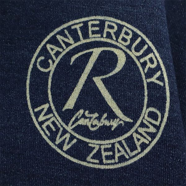 カンタベリー ロゴワッペン 長袖 ラガーシャツ M ネイビー CANTERBURY OF NEW ZEALAND ポロシャツ メンズの通販は