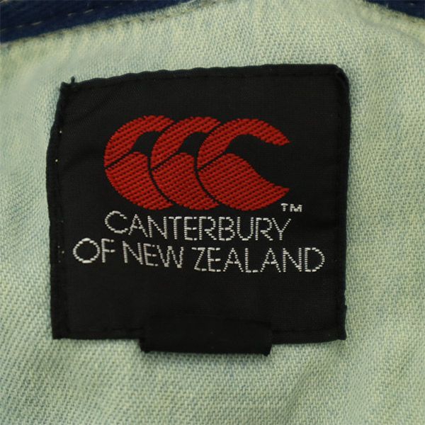 カンタベリー ロゴワッペン 長袖 ラガーシャツ M ネイビー CANTERBURY OF NEW ZEALAND ポロシャツ メンズの通販は