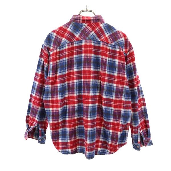 試着のみ★R.H. VINTAGE チェックネルシャツ 長袖 XS アールエイチ ヴィンテージ ヴィンテージ チェック柄 長袖 ネルシャツ