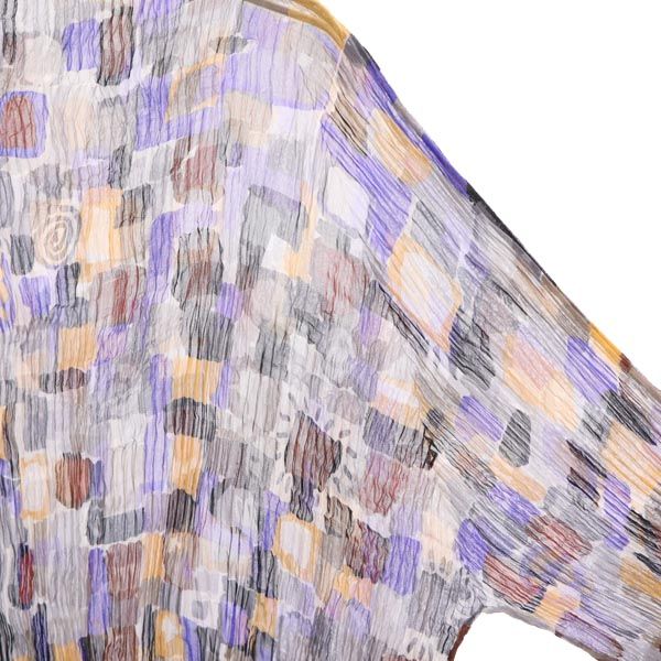 ISSEY MIYAKE イッセイミヤケ　　　プリーツカットソー パープル　M ISSEY MIYAKE イッセイミヤケ プリーツカットソー パープル M