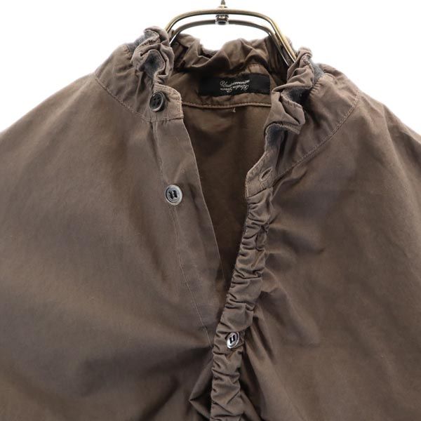 UNDERCOVER - アンダーカバー 日本製 長袖 アシンメトリー シャツ 2 ブラウン系 UNDERCOVER 変形 レディース アンダーカバー 日本製 長袖 アシンメトリー シャツ 2 ブラウン