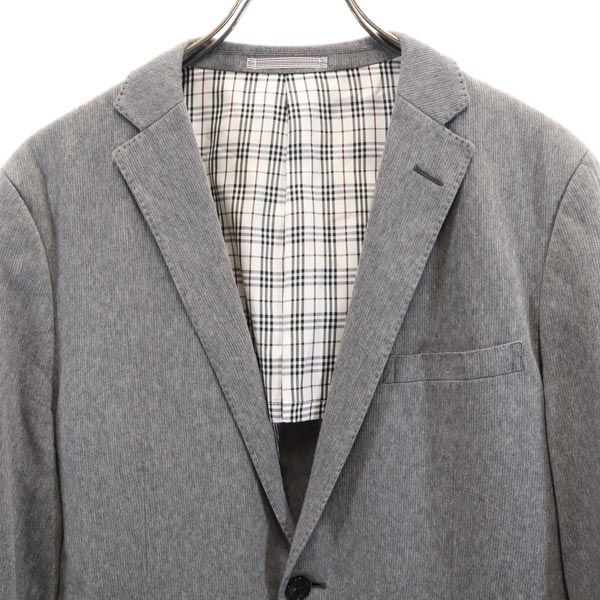 BLACK LABEL テーラードジャケット L グレー バーバリーブラックレーベル 三陽商会 テーラードジャケット L