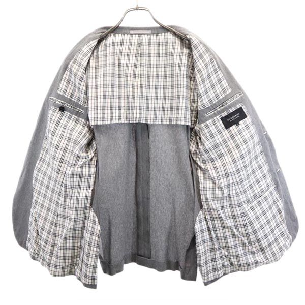 BLACK LABEL テーラードジャケット L グレー ブラックレーベル クレストブリッジ テーラードジャケット L