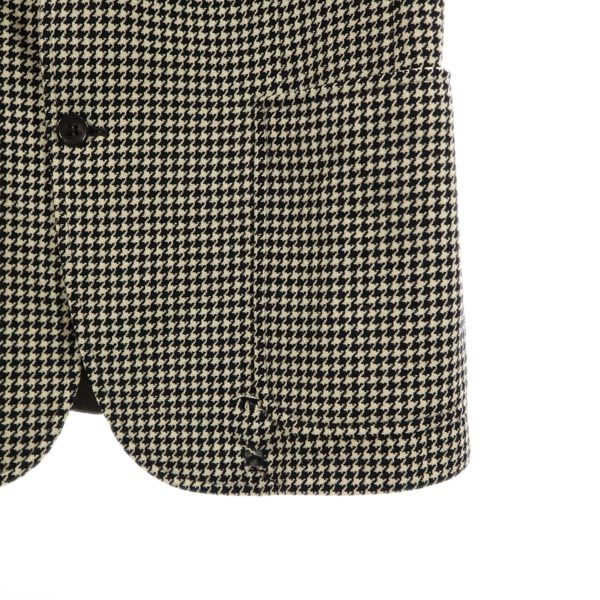 バーバリーズ 90s オールド ウール 千鳥格子 テーラードジャケット AB