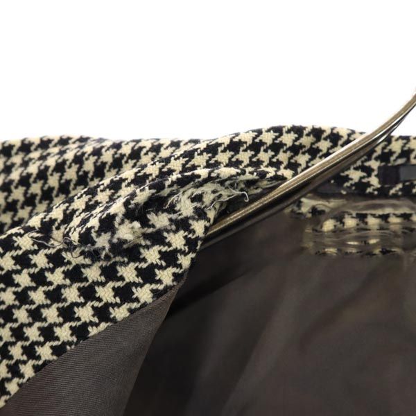 バーバリーズ 90s オールド ウール 千鳥格子 テーラードジャケット AB