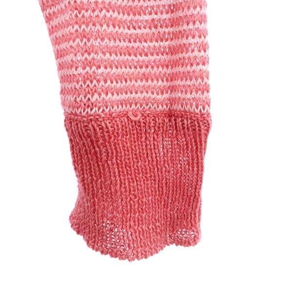 Ron Herman ロンハーマン リネン ボーダー柄 長袖 ショールカラー