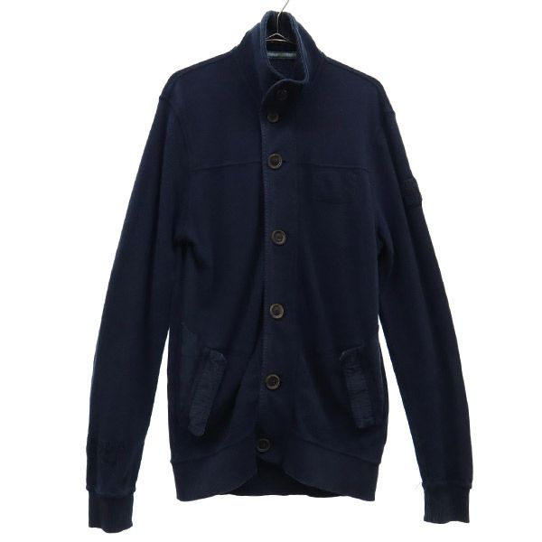 ナパピリ ロゴ刺繍 ジャケット S ネイビー NAPAPIJRI ロゴワッペン メンズ 5,295円