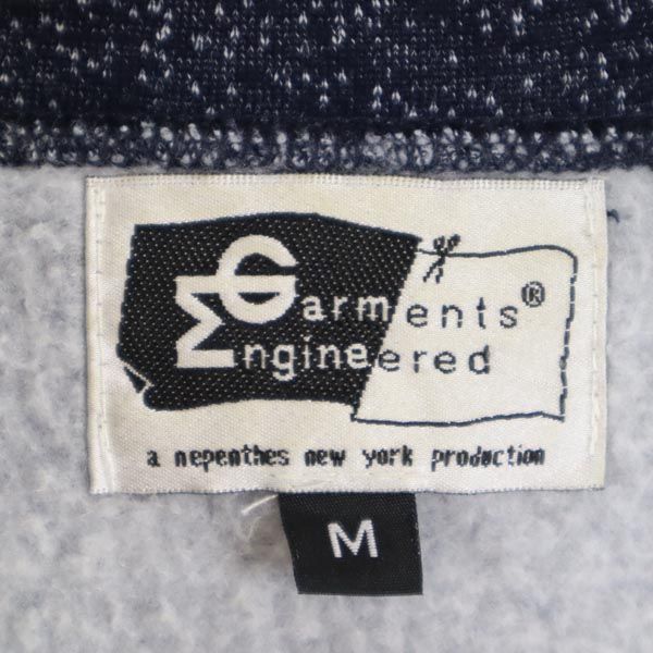 エンジニアードガーメンツ 長袖 スウェットニット ジップパーカー M  