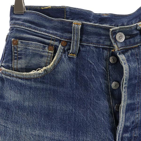 Levi’s リーバイス 90s バレンシア製 501XX ストレートデニムパンツ w30 ボタンフライ ビッグE 赤耳 裏リベット メンズ Levi's リーバイス 90s バレンシア製 501XX ストレートデニムパンツ