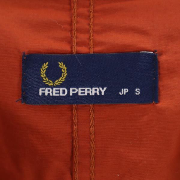 フレッドペリー モッズコート S オレンジ FRED PERRY メンズの