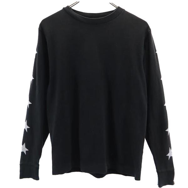 アベイシングエイプ プリント 長袖 Tシャツ S ブラック系 A
