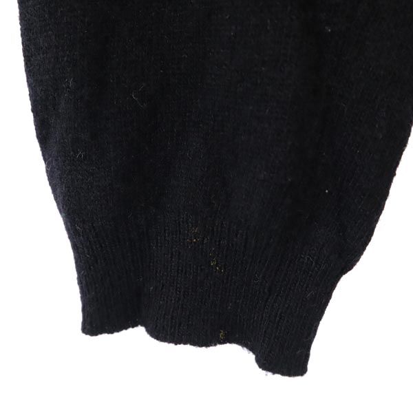 ヴァレンティノ イタリア製 カシミヤブレンド 長袖 ニット 44 ブラック系 VALENTINO ビーズ セーター レディース ヴァレンティノ イタリア製 カシミヤブレンド 長袖 ニット 44 ブラック