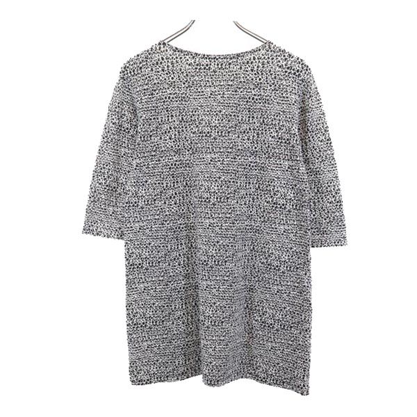 marimekko - マリメッコ 総柄 7分袖 チュニック XS ブラック系 marimekko ワンピース カットソー レディース マリメッコ 総柄 7分袖 チュニック XS ブラック系 marimekko
