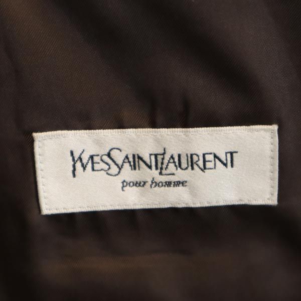 イヴサンローラン テーラードジャケット 48 グレー系 YVES SAINT
