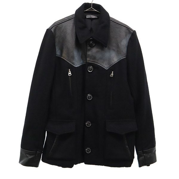 ハーレムラウンジ レザー切替 ジャケット M ブラック Harlem Rounge 牛革 メンズの通販は 6,283円