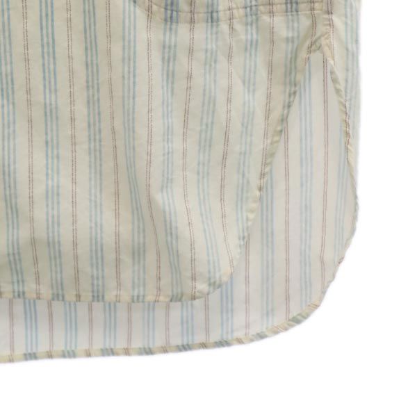 アンユーズド 日本製 ストライプ 長袖 バンドカラーシャツ 1 オフホワイト系 UNUSED メンズ アンユーズド 日本製 ストライプ 長袖 バンドカラーシャツ 1 オフ