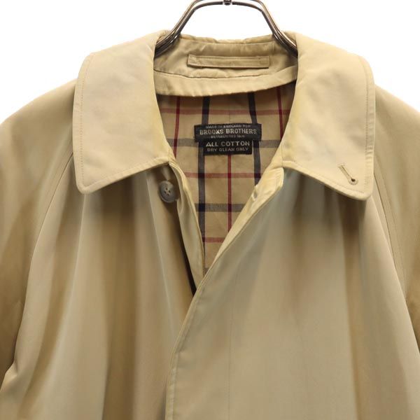 Brooks Brothers ステンカラーコート 36 ベージュ ブルックスブラザーズ 80s ヴィンテージ ステンカラーコート 36