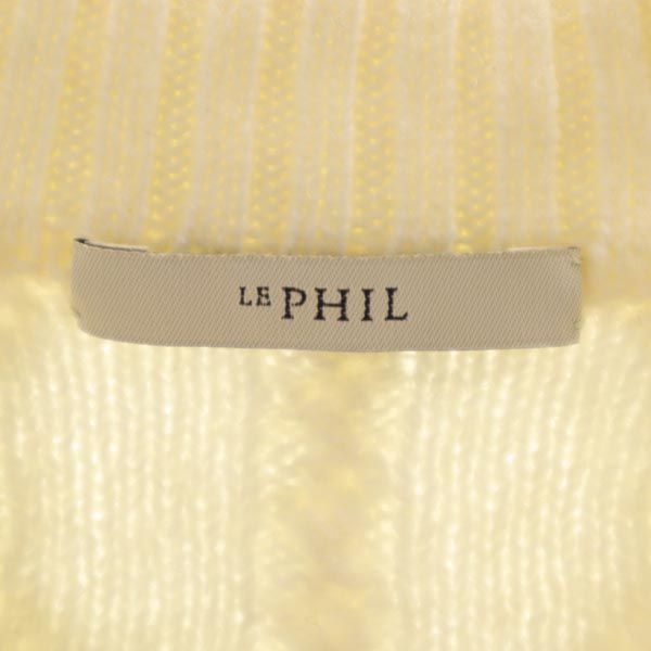 ルフィル ウール 長袖 フィッシャーマン ニット 1 ホワイト系 LE PHIL レディース ルフィル ウール 長袖 フィッシャーマン ニット 1 ホワイト系 LE PHIL