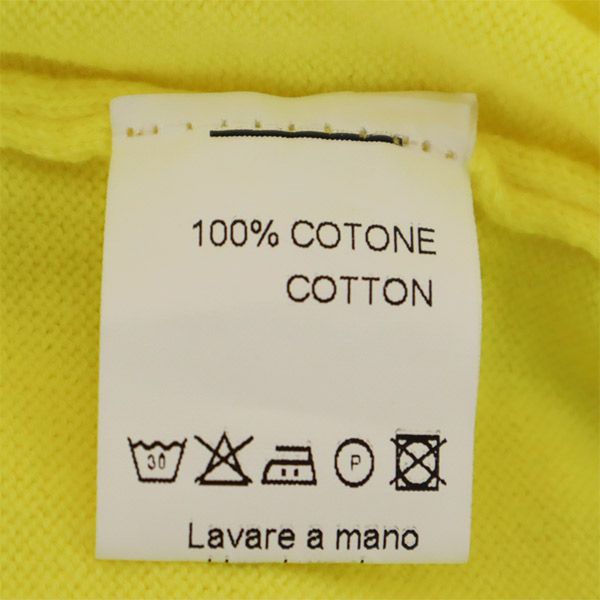 ファイブプログレス イタリア製 ワッペン 長袖 セーター L イエロー 5PROGRESS ニット レディースの通販は