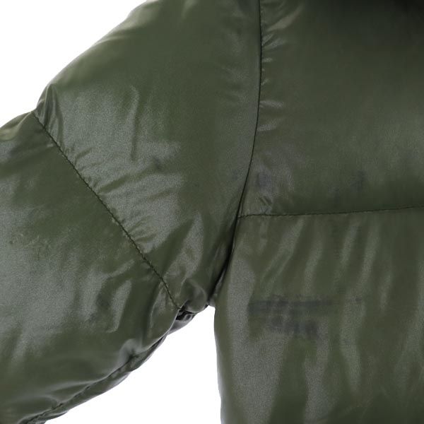 デュベティカ 長袖 ダウンジャケット 38 グリーン DUVETICA タヌキリアルファー フード レディース デュベティカ 長袖 ダウンジャケット 38 グリーン DUVETICA タヌキ