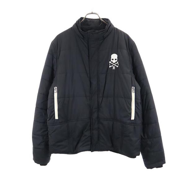 【早い者勝ちブラックアイパッチ×アトム両面刺繍ロゴ 中綿入ナイロンジャケットXL OG LABEL LEOPARD PATTERNED TRACK JACKET BLACK – BlackEyePatch