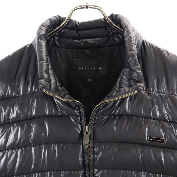 ショーンジョン ビッグサイズ 長袖 中綿ジャケット XXL ブラック Sean