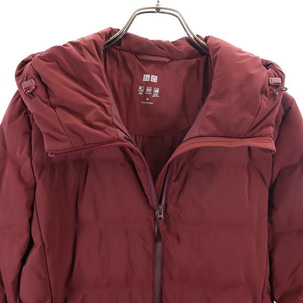 ユニクロ シームレス ダウンジャケット M ワイン UNIQLO 212-409124