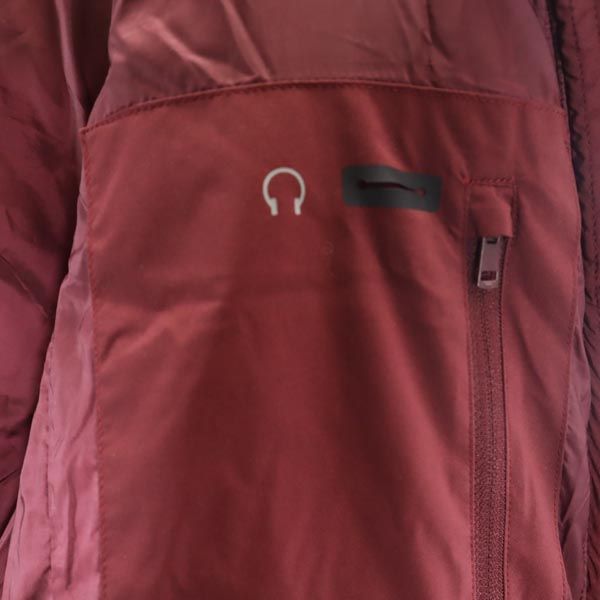 ユニクロ シームレス ダウンジャケット M ワイン UNIQLO 212-409124