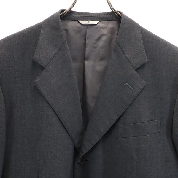 ジバンシィ ウール100％ テーラードジャケット 048B グレー GIVENCHY MONSIEUR メンズ ジバンシィ ウール100％ テーラードジャケット 048B グレー GIVENCHY
