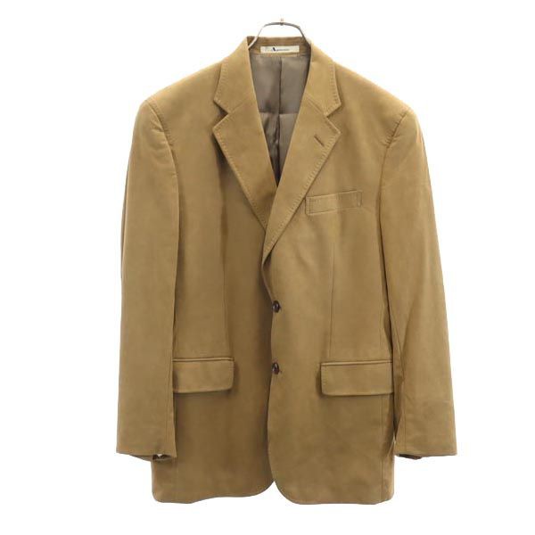 アクアスキュータム 日本製 フェイクレザー テーラードジャケット M ベージュ系 Aquascutum メンズの通販は