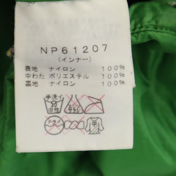 ノースフェイス アウトドア NP61207 中綿 ナイロンジャケット L グリーン THE NORTH FACE インナー メンズ