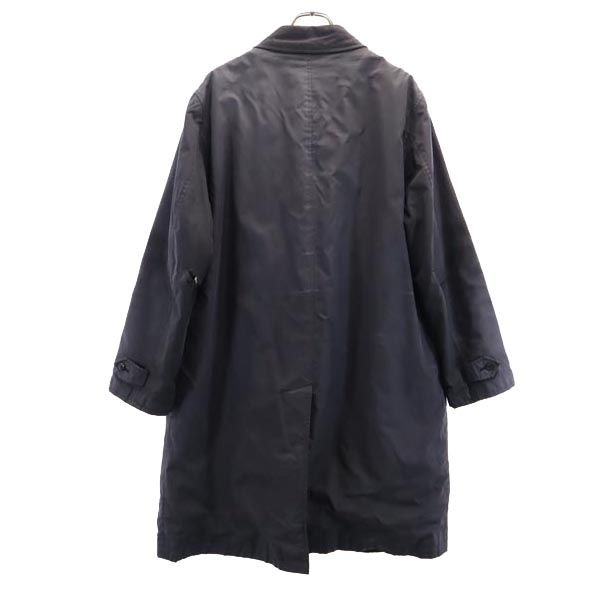 バーバリー 三陽商会 2way ライナー付 ステンカラーコート L ネイビー  